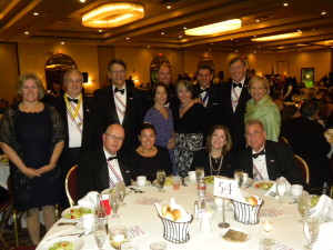 Anne & Kevin Way, Henry & Kathie Wysocki, Mike & Cathy O'Sullivan, John Russo, Arthur & Ann O'Brien. Seated are Paul & ______ Plunkett, Maryanne & Mike Cassano.