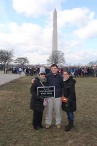 Marta Waters and her son, Marty and niece, Victoria Rouse.
