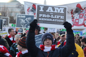 His sign tells the world: his generation is indeed a pro-life generation.