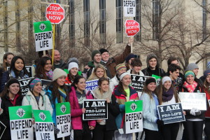 Hundreds of thousands of young people displayed their colorful signs and bright smiles at the March for Life where the atmosphere was both peaceful and prayerful.