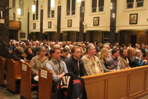 IMG_9393 St. Joseph's Church Large Audience for Gianna Jessen October 2014